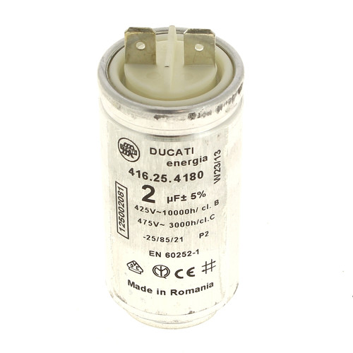 Electrolux - Condensateur 2µf 400v 1250020813 pour Seche-linge Electrolux - Accessoire lavage, séchage Electrolux