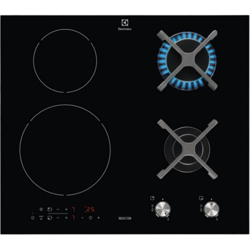 Electrolux - Table de cuisson mixte 60cm 4 feux noir - kgi1126k - ELECTROLUX - Electrolux