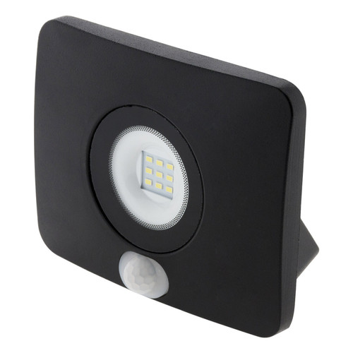 Elexity Projecteur LED étanche 10W avec détecteur noir