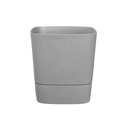 Elho - Pot de fleurs carré extérieur/intérieur 38 x 38 cm Elho Aqua Care Greensense gris ciment Elho  - Bac ciment