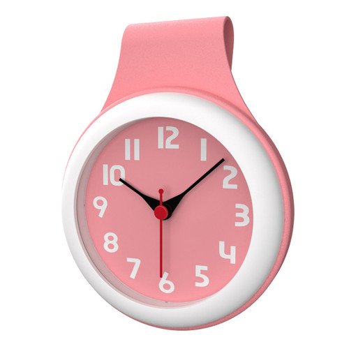 Elixir - Cuisine salle de bain étanche horloge mode étanche muet horloge numérique rose Elixir  - Décoration