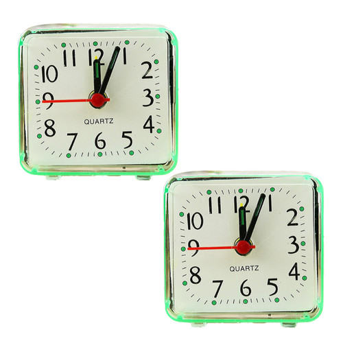 Elixir - Horloge de mode en deux pièces mini horloge chambre horloge électronique étudiant réveil style1 Elixir  - Réveil
