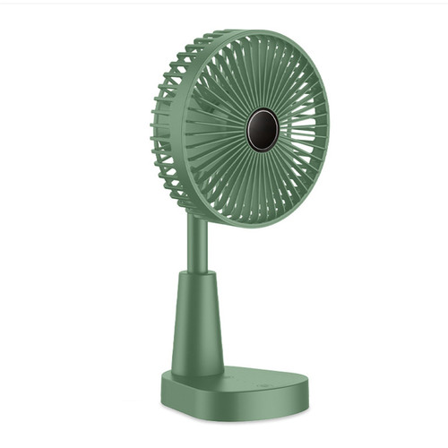 Elixir - Ventilateur à tête pivotante mini ventilateur de bureau portable rétractable petit ventilateur portable.vert Elixir  - Machines à effets