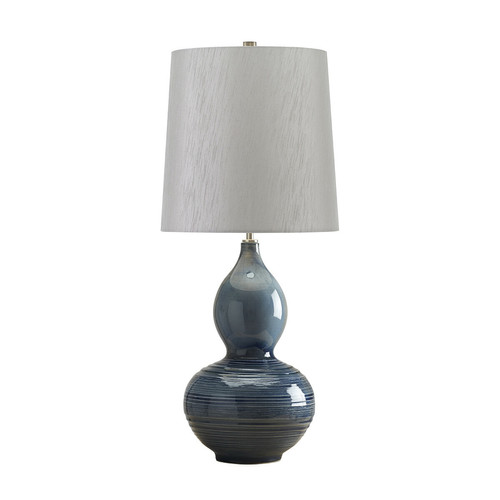 Elstead Lighting - 1 lampe de table lumineuse bleue, E27 Elstead Lighting  - Lampes à poser