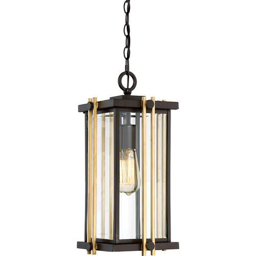 Elstead Lighting - 1 lanterne à chaîne moyenne légère - Fini bronze, E27 - Spot, projecteur Elstead Lighting
