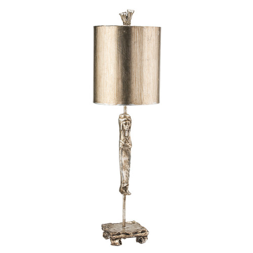 Elstead Lighting - Lampe de table 1 lumière argent vieilli, E27 Elstead Lighting  - Maison Gris