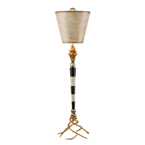 Elstead Lighting - Lampe de table 1 lumière noire, or, E27 Elstead Lighting  - Lampes à poser