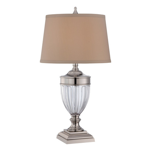 Elstead Lighting - Lampe de table à 1 lumière, nickel poli, E27 Elstead Lighting  - Elstead Lighting