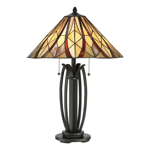 Elstead Lighting - Lampe de table Tiffany, bronze vaillant, E27 Elstead Lighting  - Lampe à lave Luminaires