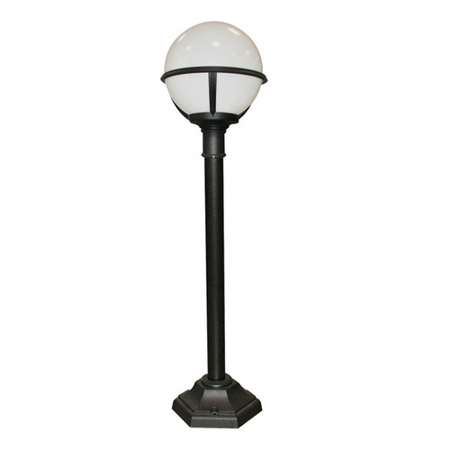 Elstead Lighting - Lanterne extérieure à 1 ampoule noire IP44, E27 Elstead Lighting  - Borne, potelet