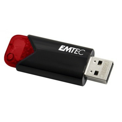 Emtec - Emtec Click Easy lecteur USB flash 256 Go USB Type-A 3.2 Gen 1 (3.1 Gen 1) Noir, Rouge Emtec - Stockage Composants