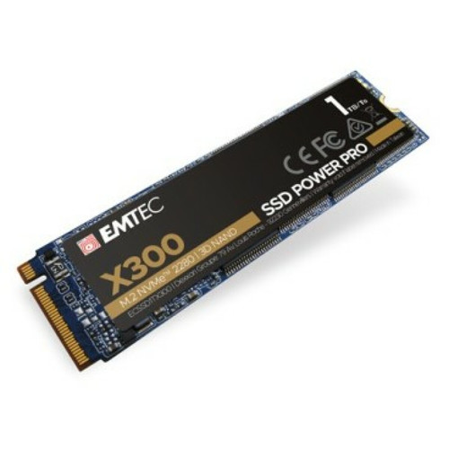 Emtec - Emtec X300 M.2 1000 Go PCI Express 3.0 3D NAND NVMe Emtec  - SSD Interne M.2