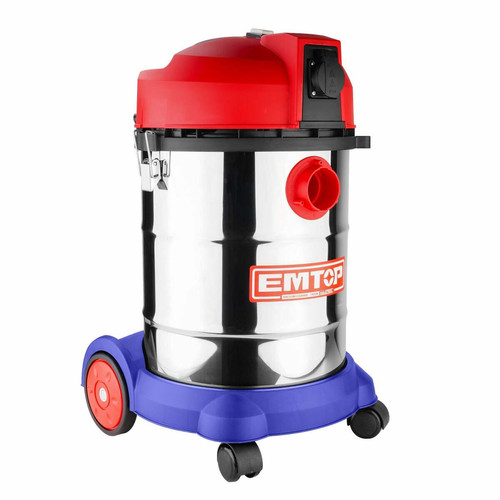 EMTOP - Aspirateur eau et poussière filaire 1400W EMTOP 30L avec accessoires+EMTOP EMTOP - Aspirateur d eau