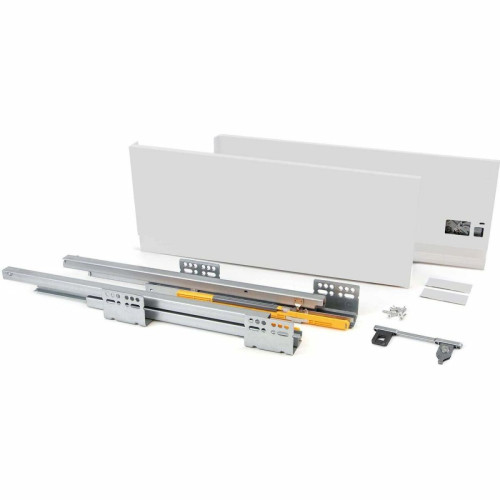 Emuca - Kit tiroir blanc meuble cuisine et salle de bain Concept Pour tiroir de 45 x 18.5 cm Emuca  - Glissière, coulisse de tiroir