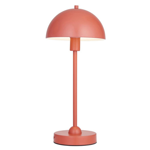 Endon - Lampe de table complète, peinture terre cuite mate - Luminaires Orange