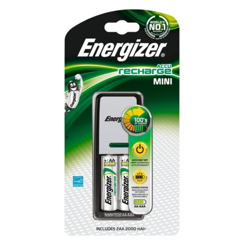 Energizer - Chargeur + Piles Rechargeables Energizer ENE300321000 LR6 BL4 AA 2000 mAh Energizer  - Piles et Chargeur Photo et Vidéo
