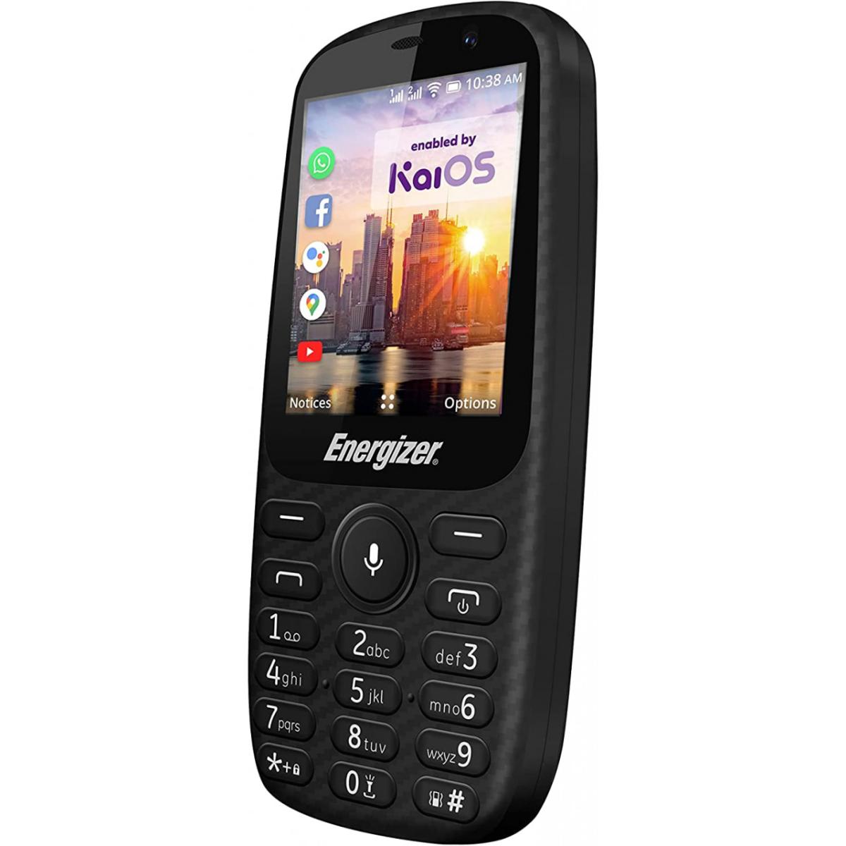Téléphone mobile Energizer Energizer - Mobile E241S - Téléphone Portable Double Sim - 4G - Garanti 3 Ans - Noir