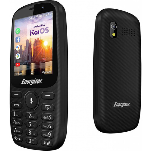 Téléphone mobile Energizer - Mobile E241S - Téléphone Portable Double Sim - 4G - Garanti 3 Ans - Noir