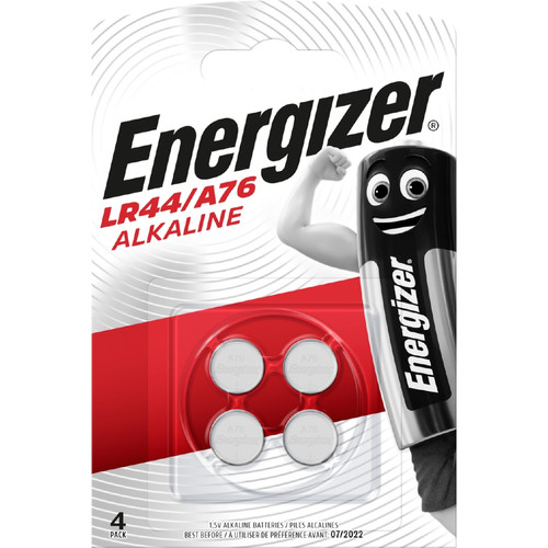 Energizer - pile bouton - alcaline - lr44/a76 - lot de 4 - energizer 411164 Energizer  - Energizer