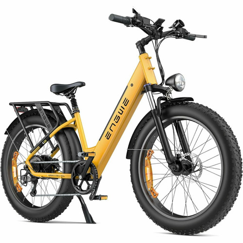 Engwe - Vélo électrique ENGWE E26 ST 25km/h Moteur 250W Autonomie 140km Shimano 7 Vitesses 48V16Ah batterie Jaune Engwe - Vélos électriques Vélo électrique