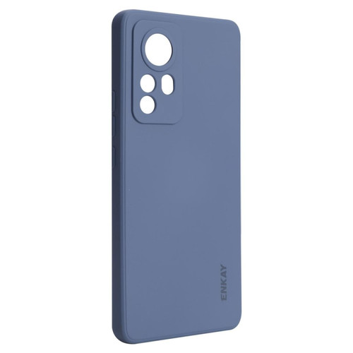 Enkay - Coque en silicone ENKAY anti-rayures bleu foncé pour votre Xiaomi 12X/12 Enkay  - Accessoire Smartphone
