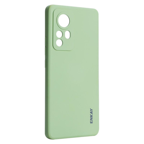 Enkay - Coque en silicone ENKAY anti-rayures vert clair pour votre Xiaomi 12X/12 Enkay - Coque iphone 5, 5S Accessoires et consommables