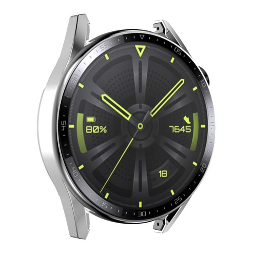 Enkay - Coque en TPU ENKAY 9H, échelle électroplaquée, argent pour votre Huawei Watch GT 3 46mm Enkay  - Montre et bracelet connectés