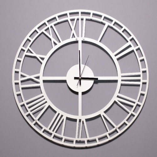 EPIKASA - Horloge Vintage 7 EPIKASA  - Horloges, pendules Horloge murale a quartz tete de mort fond blanc