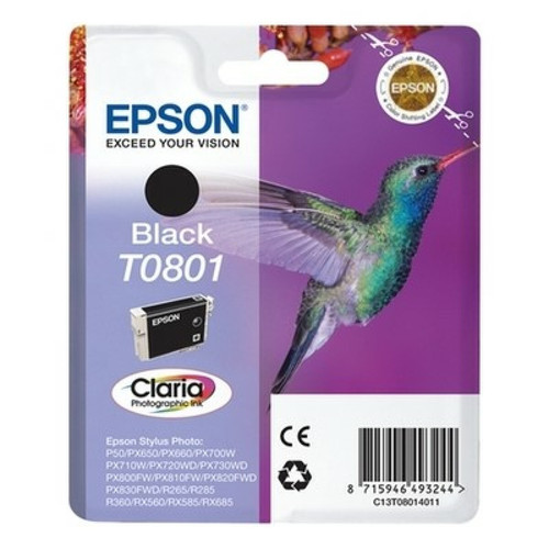 Cartouche d'encre Epson Epson Colibri Cartouche Noir C13T08014010 (T0801)