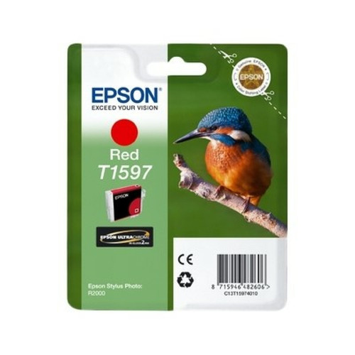 Epson - Epson Martin-pêcheur Cartouche Rouge C13T15974010 (T1597) Epson  - ASD