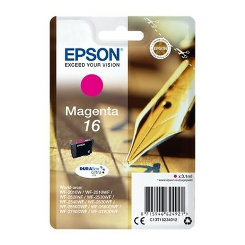 Cartouche d'encre Epson Epson 16 - Stylo à plume Cartouche Magenta C13T16234012 (T1623)