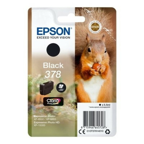 Epson - Epson 378 - Ecureuil Cartouche Noir C13T37814010 (T3781) Epson  - Accessoires et consommables
