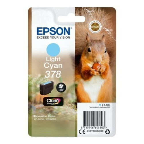 Epson - Epson 378 - Ecureuil Cartouche Cyan Clair C13T37854010 (T3785) Epson  - Cartouche, Toner et Papier