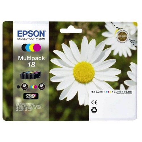 Cartouche d'encre Epson EPSON Cartouche d'encre 18 noir et tricolore