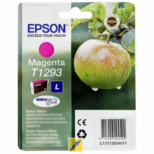 Epson - EPSON Cartouche d'encre T1293 magenta haute capacité 7ml 1pack blister sans ala Epson  - Procomponentes
