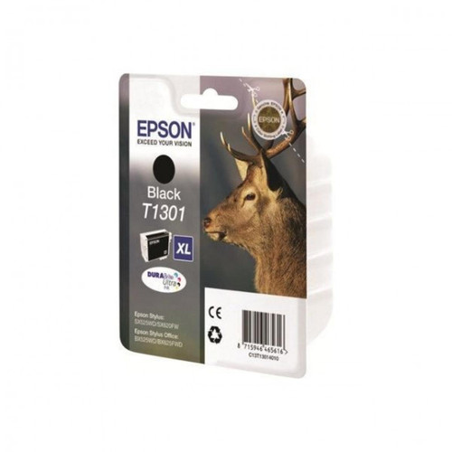 Epson - Cartouche d'Encre - Imprimante EPSON  T1301 Noir - Cerf (C13T13014012) Epson - Cartouche, Toner et Papier