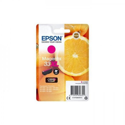 Epson - Cartouche d'Encre - Imprimante EPSON  T3363 XL Magenta - Oranges (C13T33634012) Epson  - Cartouche, Toner et Papier