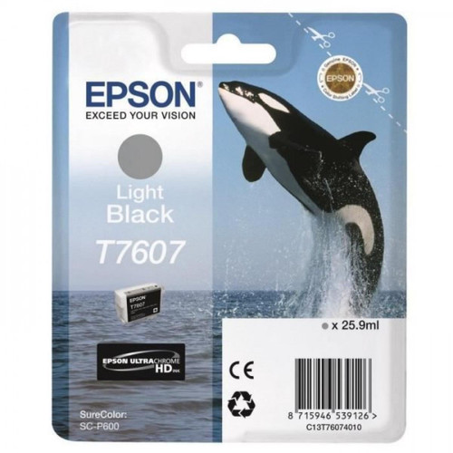 Epson - Cartouche d'Encre - Imprimante EPSON  T7607 Noir clair - Orque (C13T76074010) Epson - Cartouche, Toner et Papier