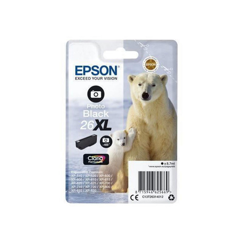 Epson - Cartouche d'encre T2631 noir photo XL Epson  - Cartouche, Toner et Papier