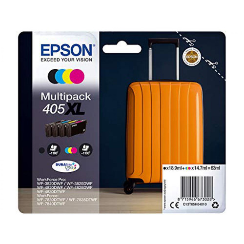 Epson - EPSON Multipack 4-colours 405XL DURABrit Multipack 4-colours 405XL DURABrite Ultra Ink - Toner