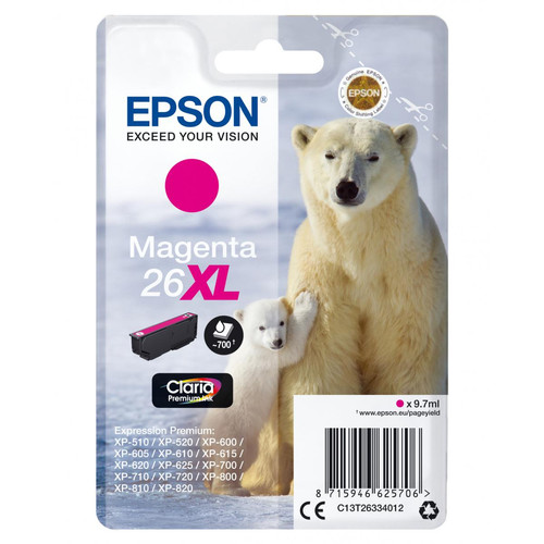 Epson - Epson Polar bear C13T26334022 ink cartridge Epson  - Cartouche epson ours polaire