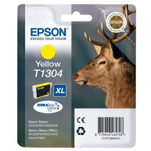 Epson - Epson T1304 Cartouche d'encre d'origine Durabrite Ultra Jaune Epson - Bonnes affaires Epson