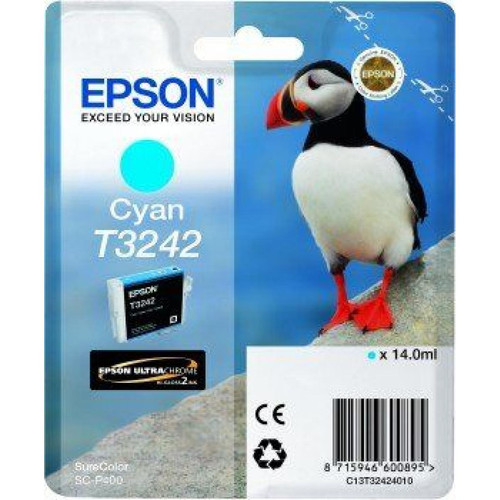 Epson - Epson T3242 Cartouche d'encre d'origine Cyan Epson  - Marchand Zoomici