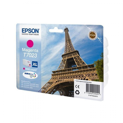 Epson - Epson T7023 XL  Tour Eiffel Cartouche dencre Magenta - Toner