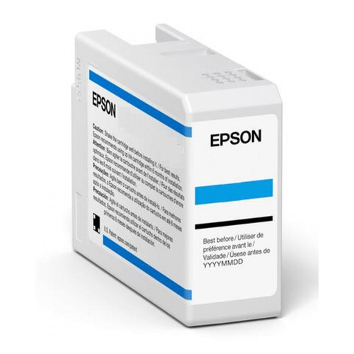 Epson - Singlepack Cyan T47A2 UltraChrome Singlepack Cyan T47A2 UltraChrome Pro 10 ink 50ml Epson  - Cartouche d'encre