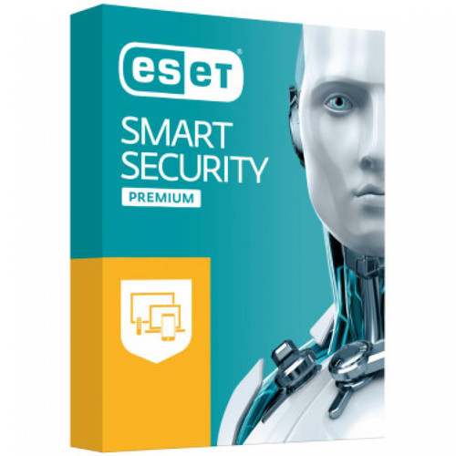 Eset - Smart Security Premium 2021 - Licence 1 an - 2 postes - Antivirus et Sécurité
