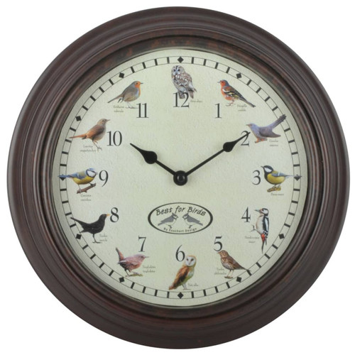 Horloges, pendules Esschert Design Esschert Design Horloge avec sons d'oiseaux