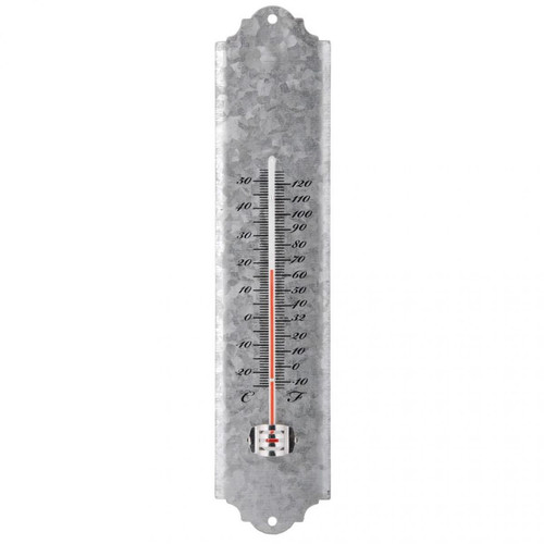 Esschert Design - Esschert Design Thermomètre mural Zinc 30 cm OZ10 - Thermomètres