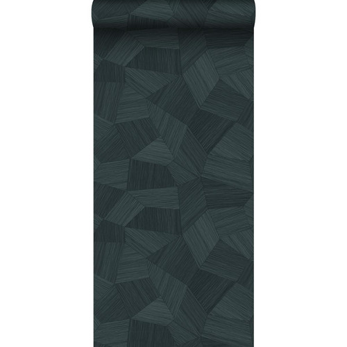 ESTAhome - ESTAhome papier peint graphique 3D gris charbon de bois - Revêtement sol & mur