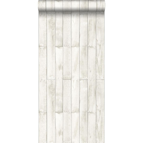 ESTAhome - ESTAhome papier peint imitation bois blanc - 137742 - 53 cm x 10,05 m - ESTAhome